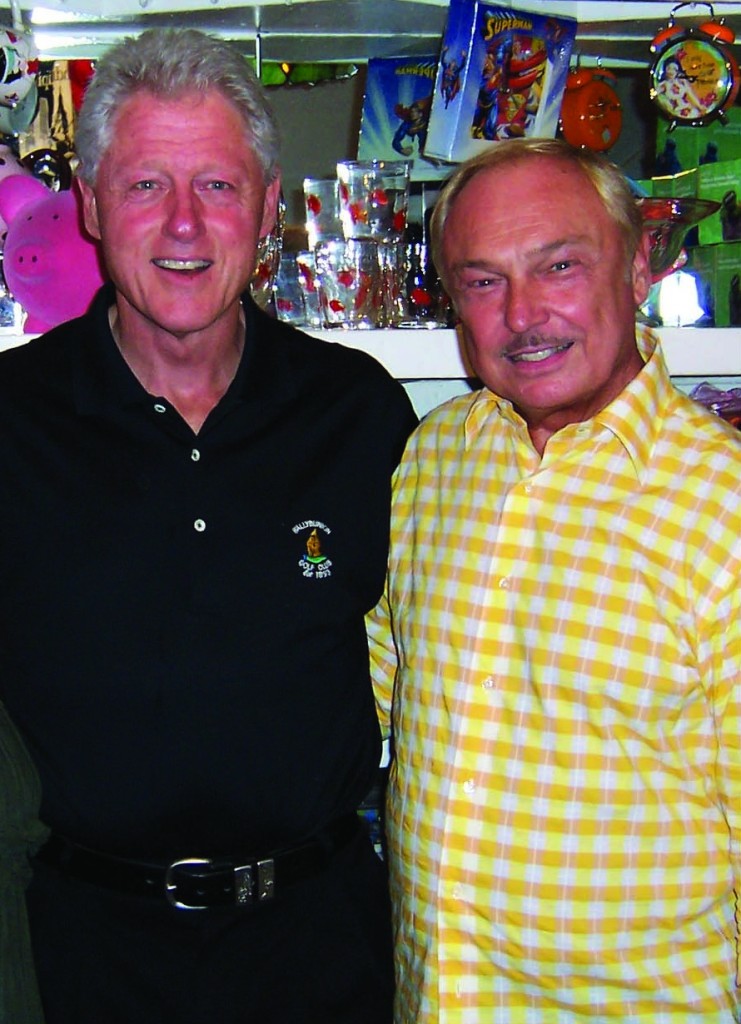 Stephen Bruce and Bill Clinton