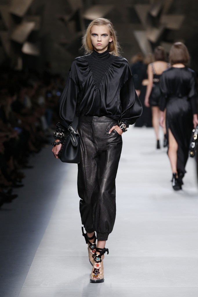 Fendi SS16 MFW Leather Pants