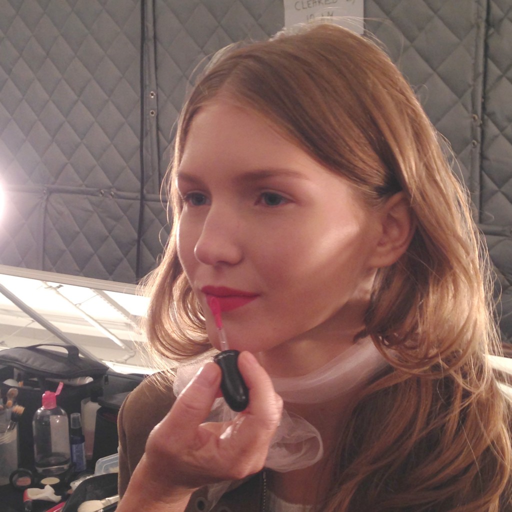 Badgley Mischka Make Up Backstage NYFW SS16- Tom Pecheux For Mac Cosmetics