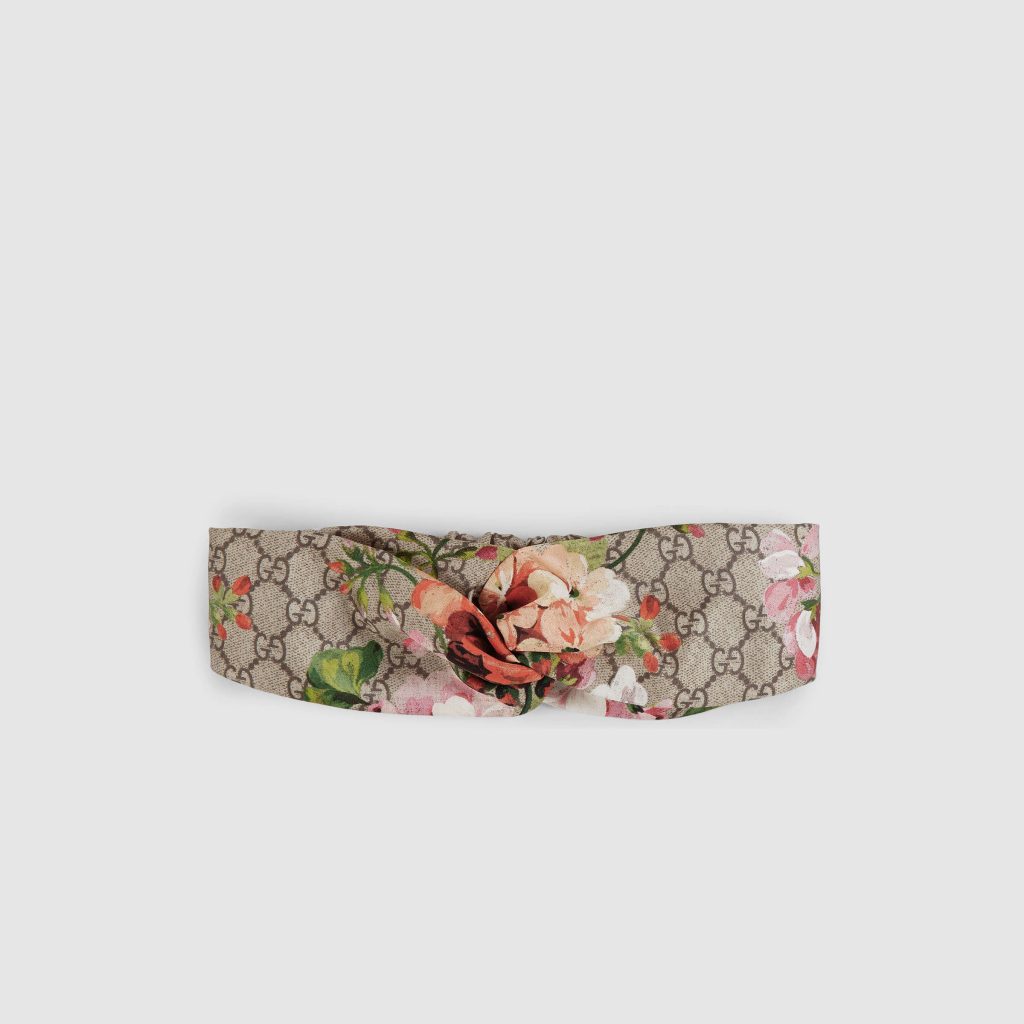 Gucci Blooms print silk headband