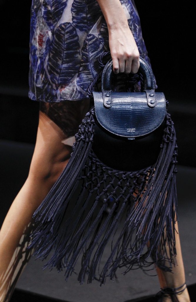 Fringe Bag Giorgio Armani Runway SS17